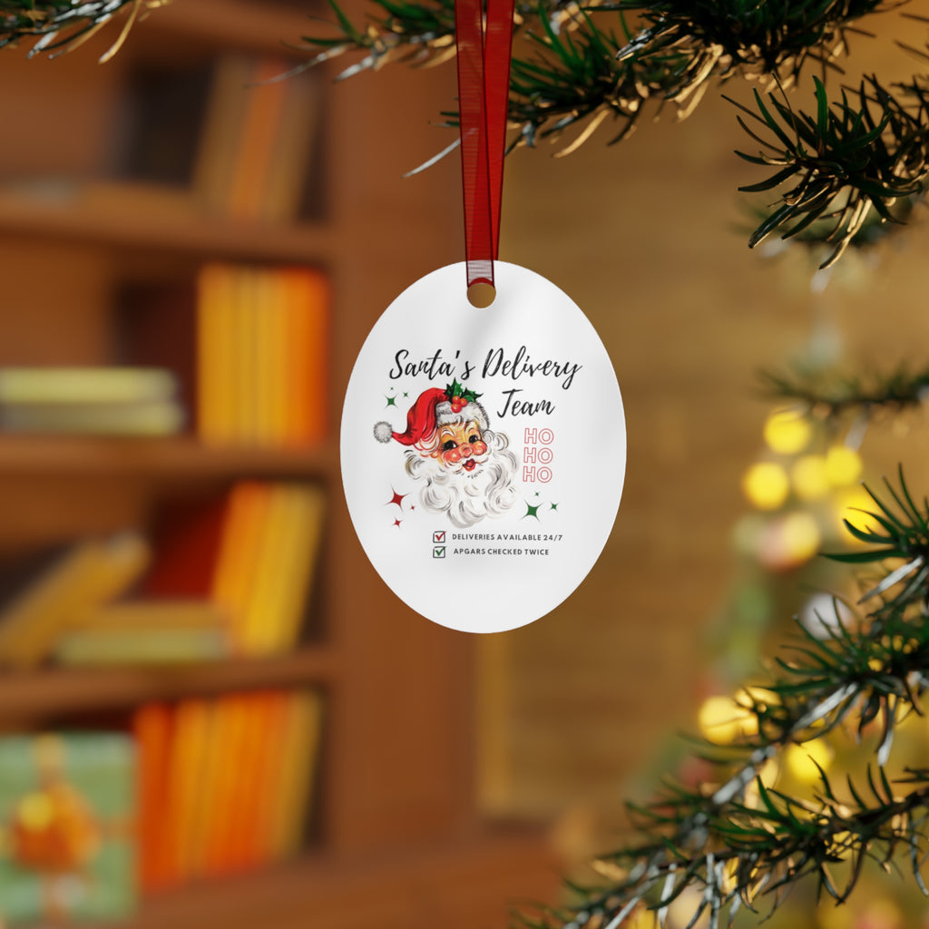 Santa's Delivery Team Ornament