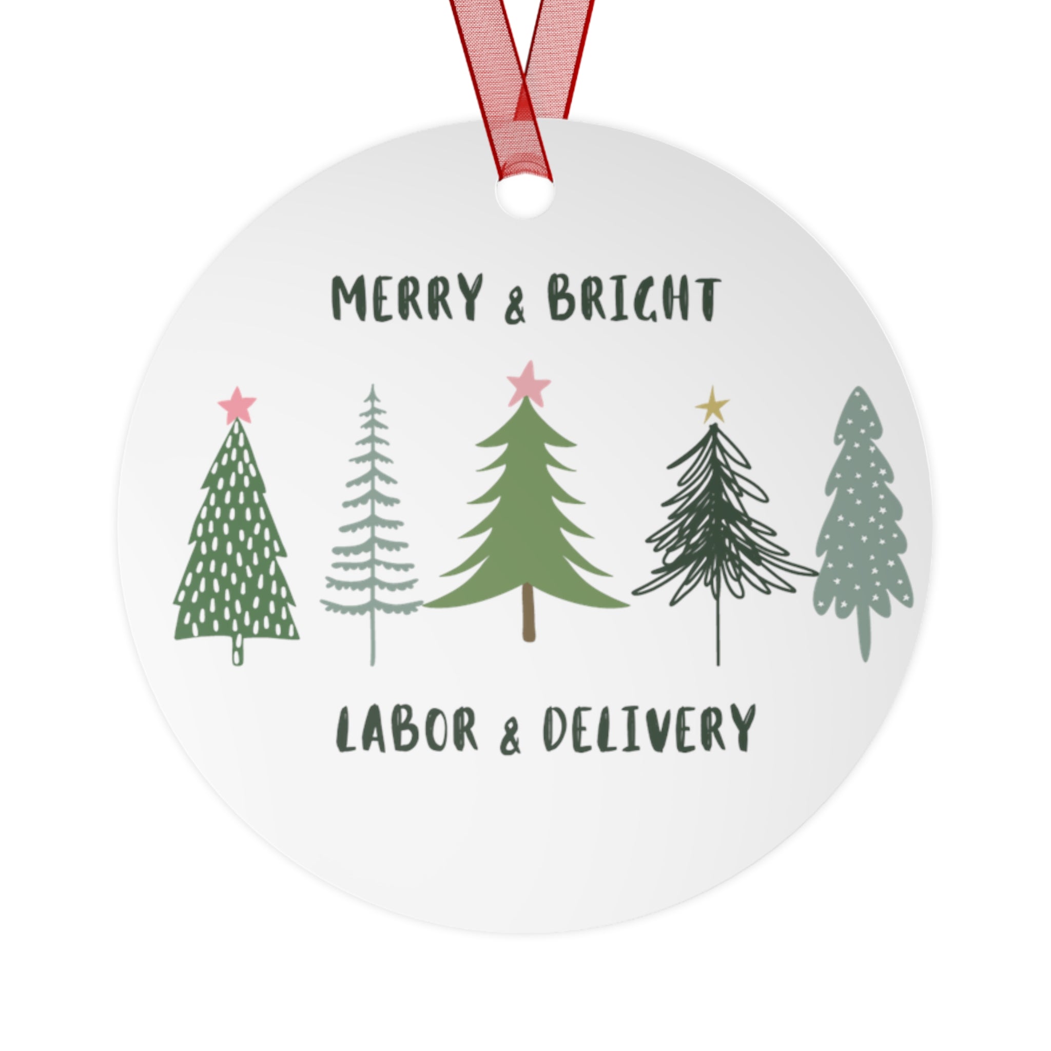 Merry & Bright ornamenet