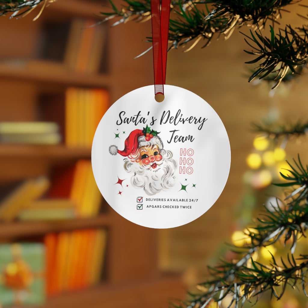 Santa's Delivery Team Ornament